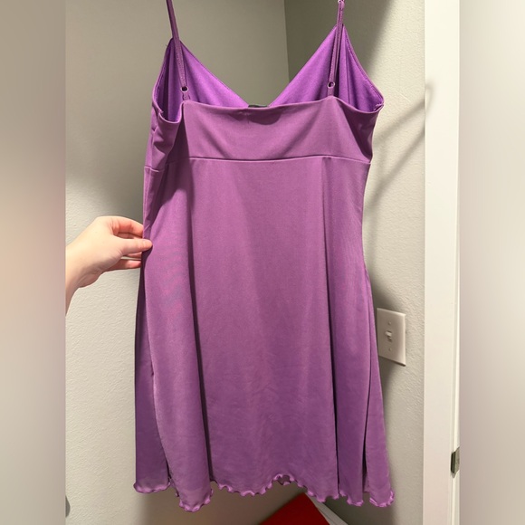 Forever 21 Purple/Violet Blouse with Tie Detail - Picture 3 of 4